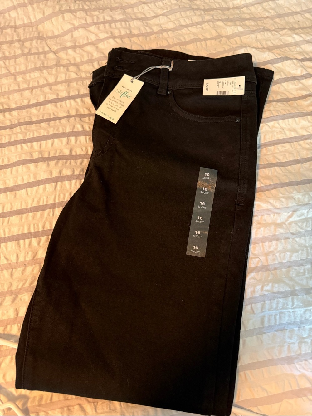 Women’s Maurices Everflex High Rise Black Flare Jeans